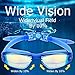 Swim Goggles,Swimming Goggles - Zerhunt Professional Anti Fog No Leaking UV Protection Wide View Swim Goggles For Women Men Adult Youth Kids