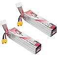 GAONENG 2PCS GNB 3S 550mAh 11.4V HV 100C LiPo Battery XT30 Connector for Brushless FPV Drone Torrent 110 BetaPFV Beta 85X
