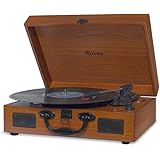Raveo Vitrola com USB e Bluetooth, Sonetto Wood, 10W, marrom