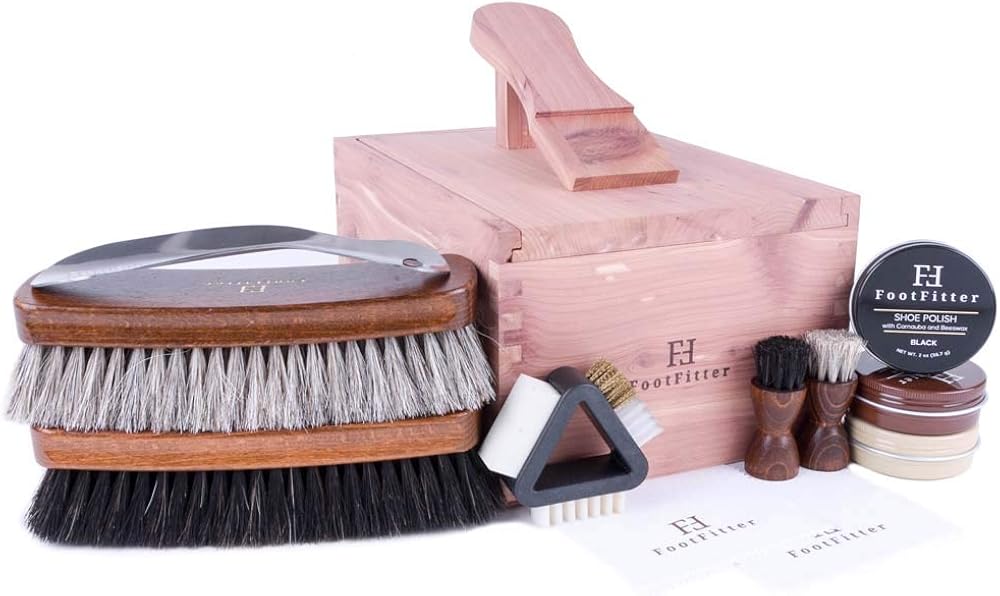 FootFitter Deluxe Shoe Shine Set Essential