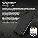 iPhone 8 iPhone 7 Case, Patchworks ITG Level Case in [Black] Rough Side Texture Grip Drop Protection Anti-Fingerprint Matte Surface Slim Fit Solid Case for iPhone 8 (2017) iPhone 7 (2016)