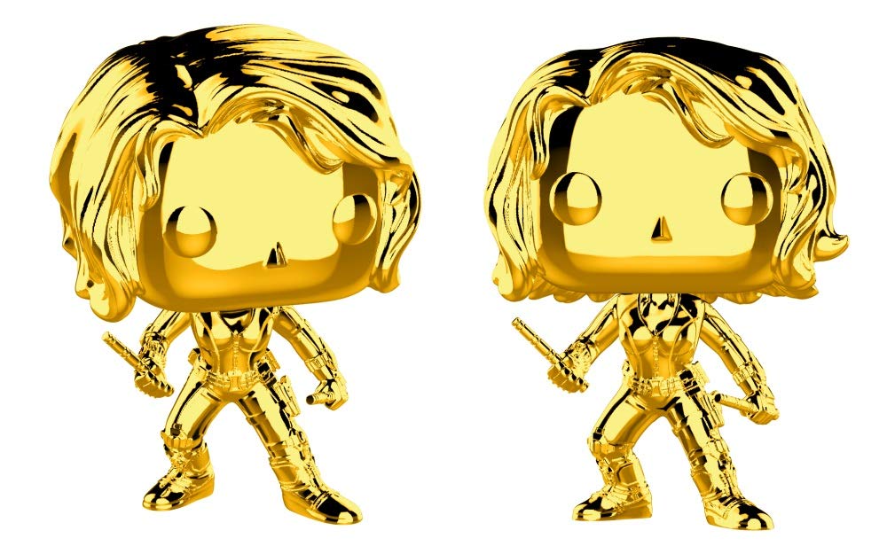 Funko POP! Bobble: Marvel: Marvel Studios 10: Black Widow - (Chrome) - Collectable Vinyl Figure - Gift Idea - Official Merchandise - Toys for Kids & Adults - Movies Fans - Model Figure for Collectors