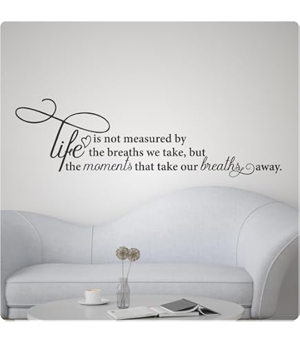 Autocollant Mural Vinyle Déco « Go Confidently In The Direction Of Your Dreams » - Modèle A23B, Marque RexburgVinyl, Neuf