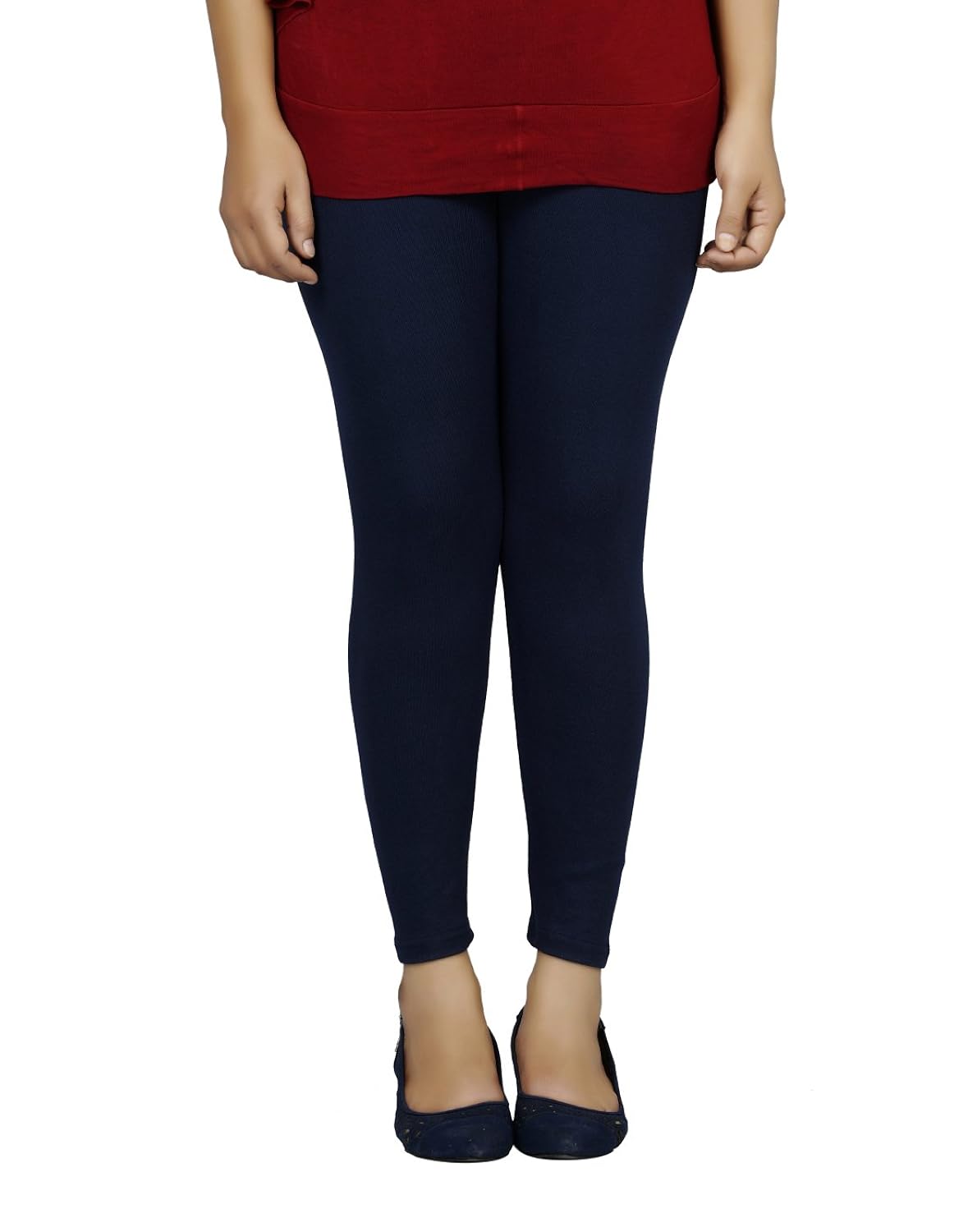 sfa combo of 2 women ankle length cotton lycra leggings