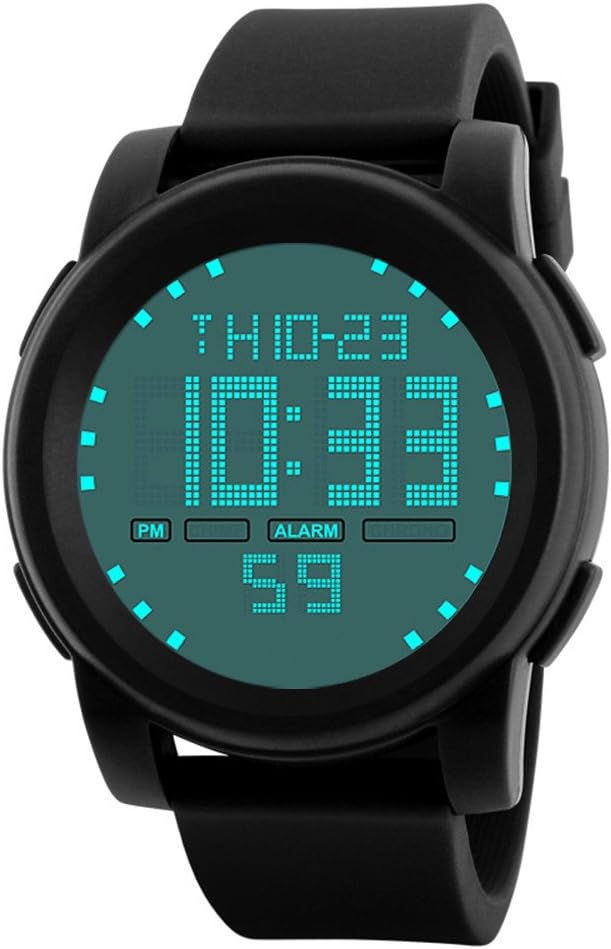 Sport Watch, 50M Waterproof Watch, Sport Wrist Watch for Men Women Kids, Digital Watch with Alarm Date and Time