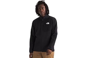 THE NORTH FACE Men's Crest Full Zip Jacket | Water Repellent Fleece Coat, Double Layer Stand Collar & Zip Hand Pockets