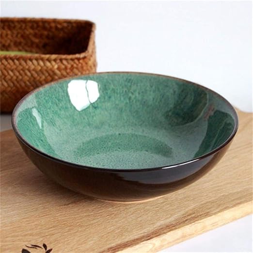 Amazon.com: Canju - Cuenco de cerámica para ensalada de ...