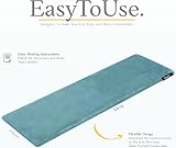Qomfor Microwavable Wheat Bag Blue Green Lavender Scent 48x15 cm 800g view 3