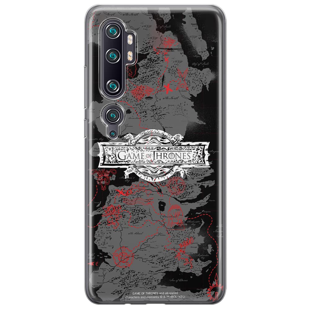 ERT GROUP mobile phone case for Xiaomi MI NOTE 10 Lite original and officially Licensed Gra o Tron pattern Game of Thrones 010 optimally adapted to the shape of the mobile phone, case made of TPU