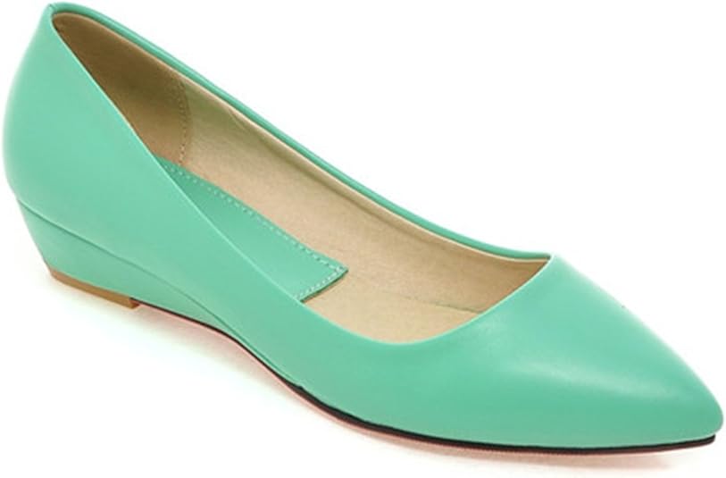 green low heels