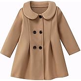 METYOUEZE Toddler Baby Girl Clothes Jacket Coat Long Sleeve Double Breasted Trench Dress Coat Fall Outfit