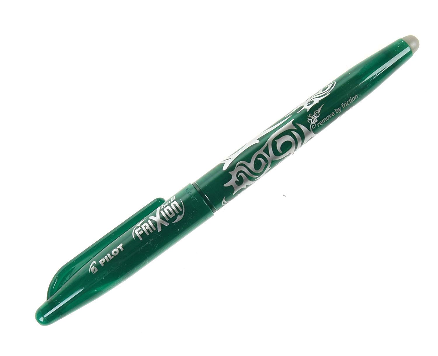 Frixion GREEN PILOT ROLLERBALL PENS - ERASABLE 0.7mm Tip BL-FR7 (PACK OF 3)
