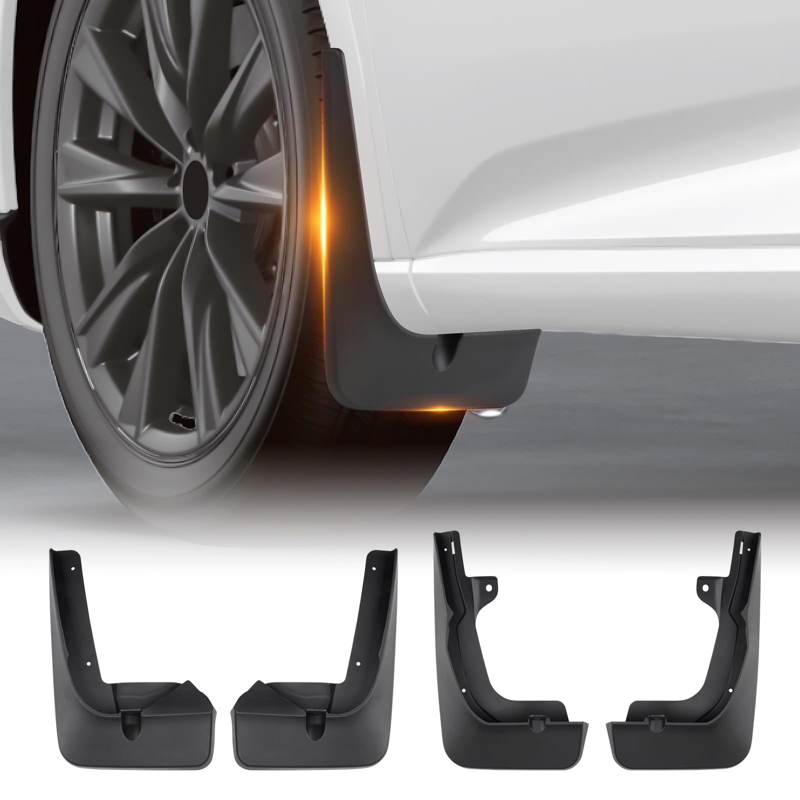 Photo 1 of Sunsdrew 4PCS RX Mud Flaps for 2023 2024 2025 Lexus RX350 RX350h RX500h Accessories,All Weather Guard Splash Lexus RX Guards Mudguards,No-Drill Front&Rear Fender with Hardware Kits
