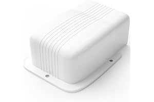 Toutgood 5'' Entry Wall Cover Line Set Cover Kit Accessories for Ductless Air Conditioners and Heat Pumps, PVC Decorative Upgraded UV-Proof Strong& Durable