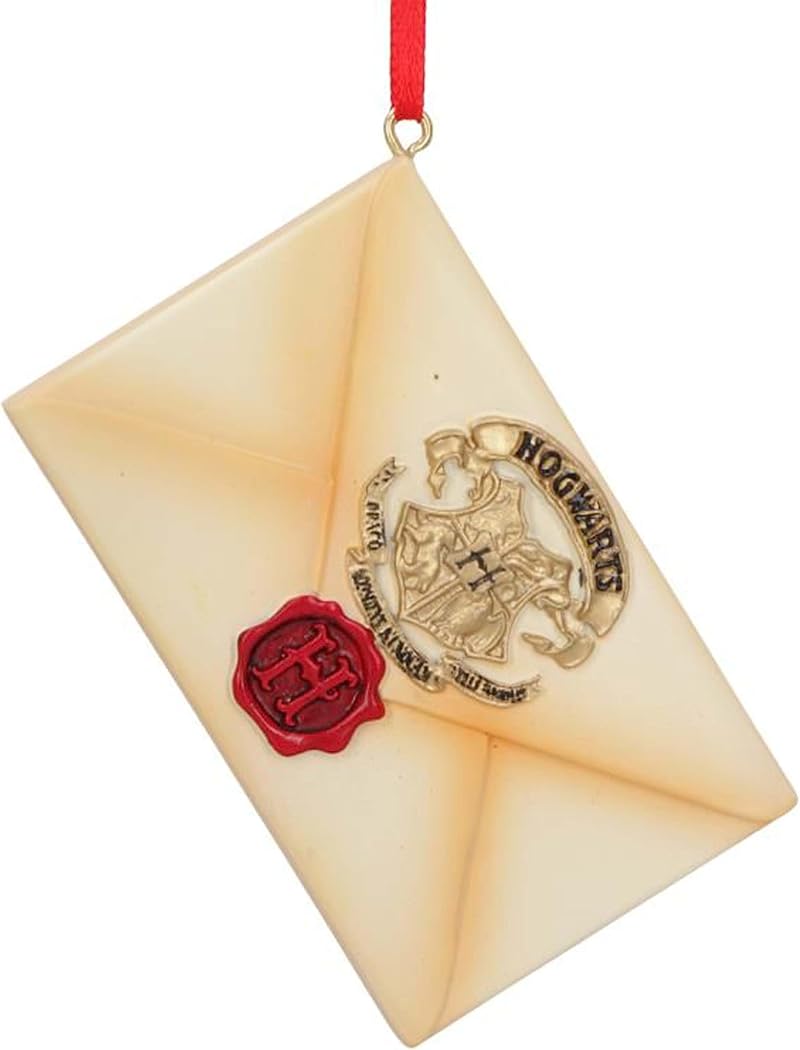 Nemesis Now Harry Potter Hogwarts Acceptance Letter Hanging Ornament Resin
