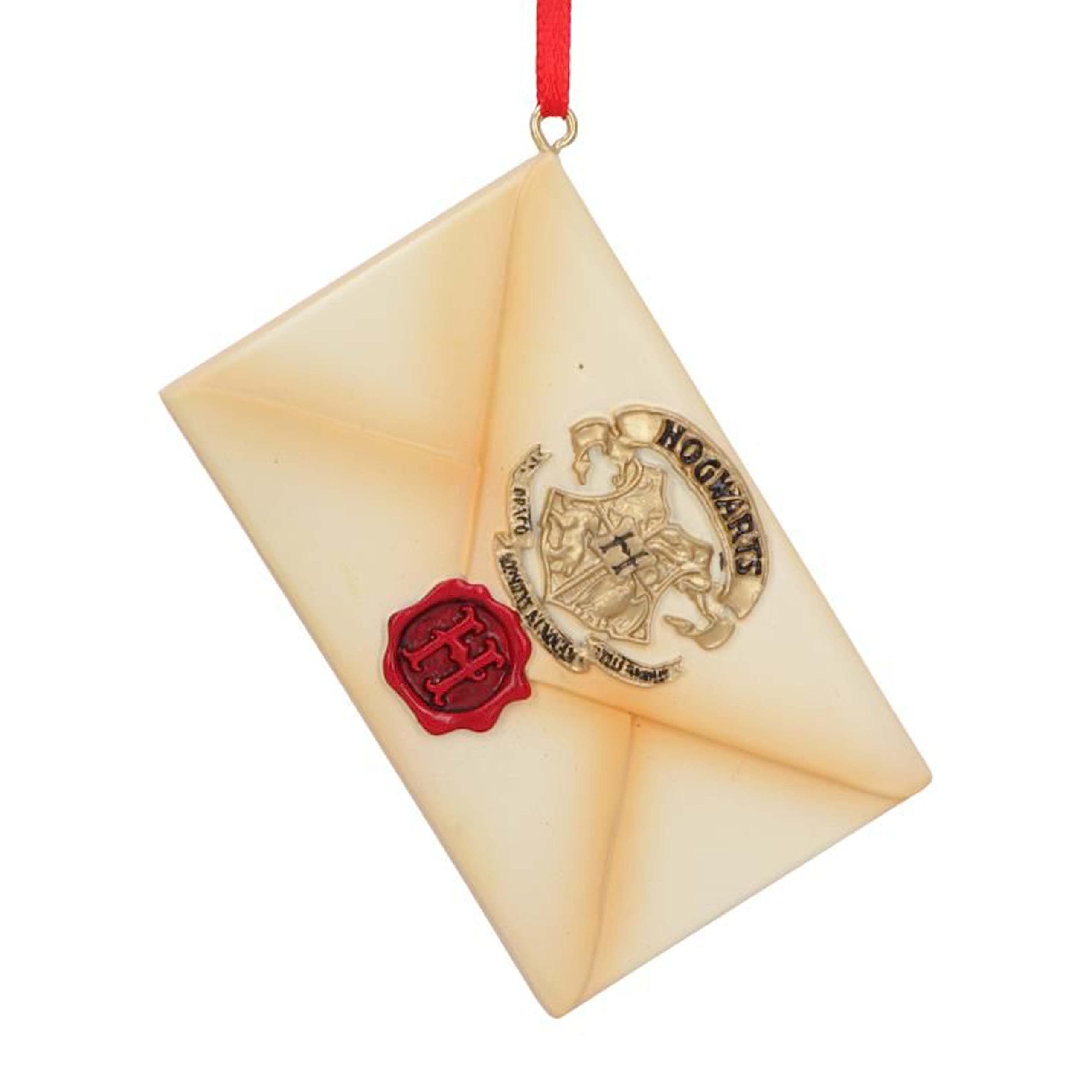 Nemesis Now Harry Potter Hogwarts Acceptance School Letter Hanging Ornament, Resin, Beige, Graduation