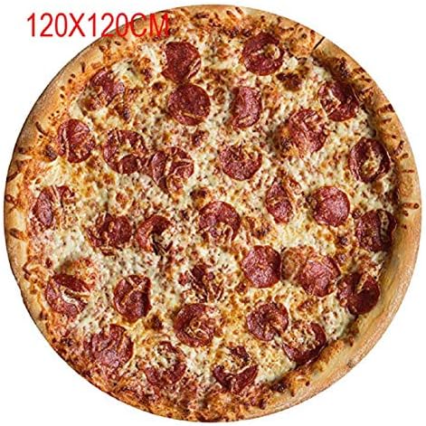 Vacally Realistic Food Novelty Throw Soft Comfort Creations Burrito Wrap Hamburger Pizza Novelty Blanket Perfectly Round Tortilla Throws