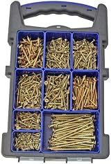 ForgeFix ForgeFast Elite Fast-Start Woodscrews Assortment Zinc Yellow 1000pc view 3