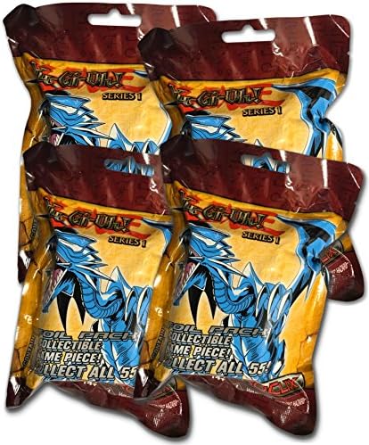 Four Boosters Gravity Feed FOIL PACKS WIZKID HEROCLIX YUGIOH SERIES 1