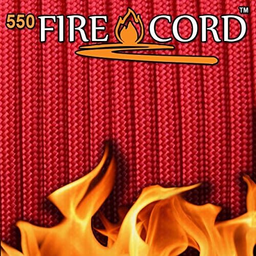 Live Fire 550 FireCord - 50 Feet - Red