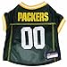 NFL Green Bay Packers Dog Jersey, Size: Medium. Best Football Jersey Costume for Dogs & Cats. Licensed Jersey Shirt.