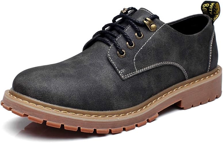 Amazon Postbull ブーツ ワークブーツ メンズ カジュアルシューズ 靴 革靴 シューズ イエロー グレー ブラウン レースアップ Postbull ブーツ