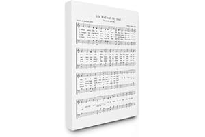 Stupell Industries It is Well with My Soul Vintage Sheet Music Canvas Wall Art, 36 x 48, Design by Artist Lettered and Lined