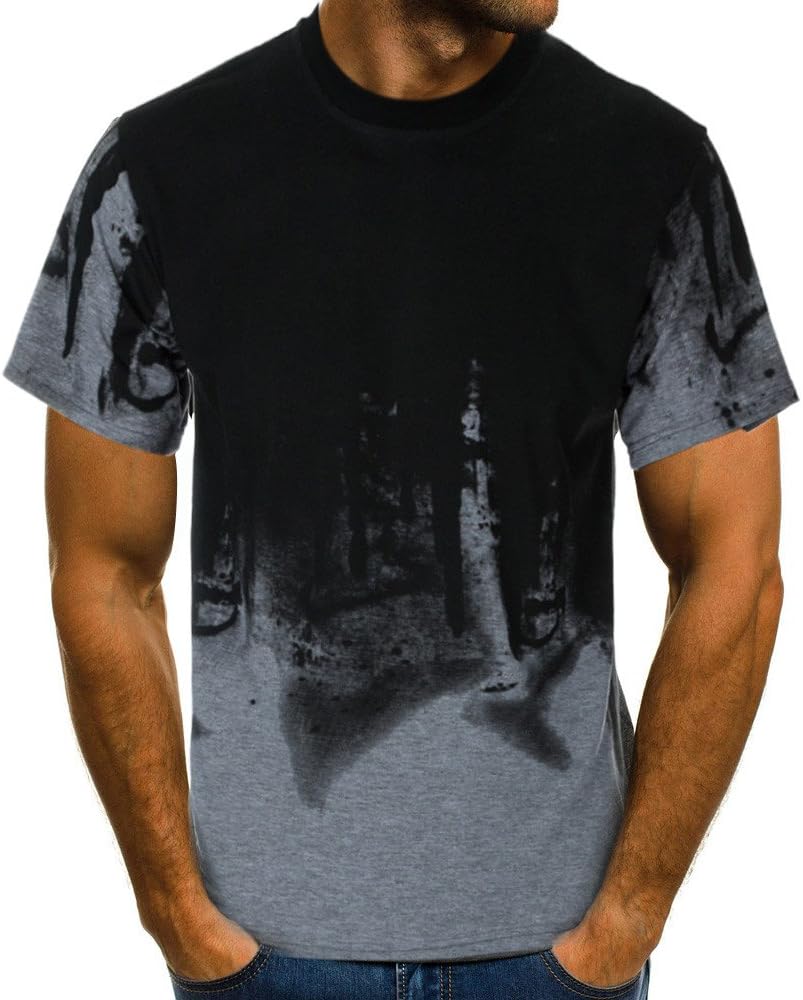 Photno Polo Shirt Men Summer Casual Short Sleeve Sports Tee Pullover T-Shirt Tops Blouse Plus Size
