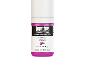 Liquitex Professional Soft Body Acrylic Paint, 59ml (2-oz) Bottle, Medium Magenta