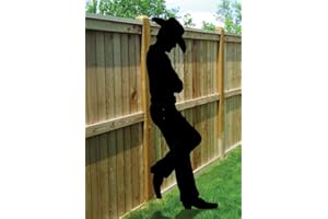FrontYard Originals All-Weather Leaning Cowboy, Waterproof, Made in USA, 6 feet Tall, Durable Material, Simple Assembly, Easy Storage, Yard Art Outdoor Leaning Cowboy.