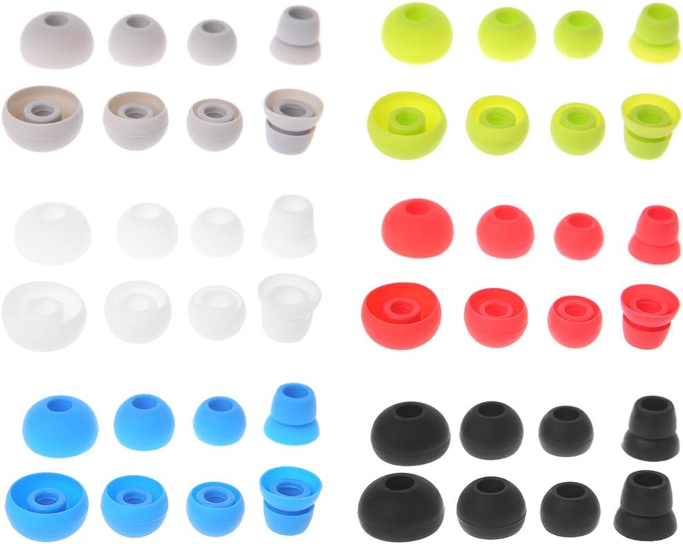 Lagand 4 Pairs Silicone Earbud Tips Replace For Beats Powerbeats 2/3 Wireless Headphone