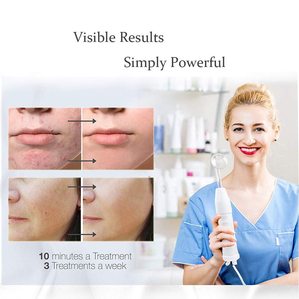 High Frequency Facial Device, Portable Handhold Frequency Device with 7 Wands: Beauty