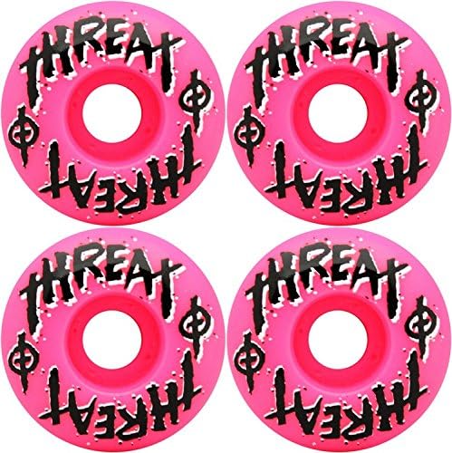 Threat by Zero Skateboard Wheels Street Trash Pink 52MM 99A