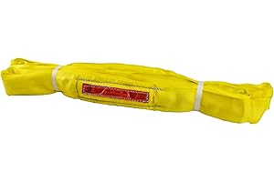 KENNEDY WIRE ROPE & SLING COMPANY Power Lift PL3x6' Yellow Polyester Round Sling (8,400 lb. Vertical Capacity)| Various Sizes in Listing | Kennedy Wire Rope & Sling Co. | Proudly Manufactured in The USA