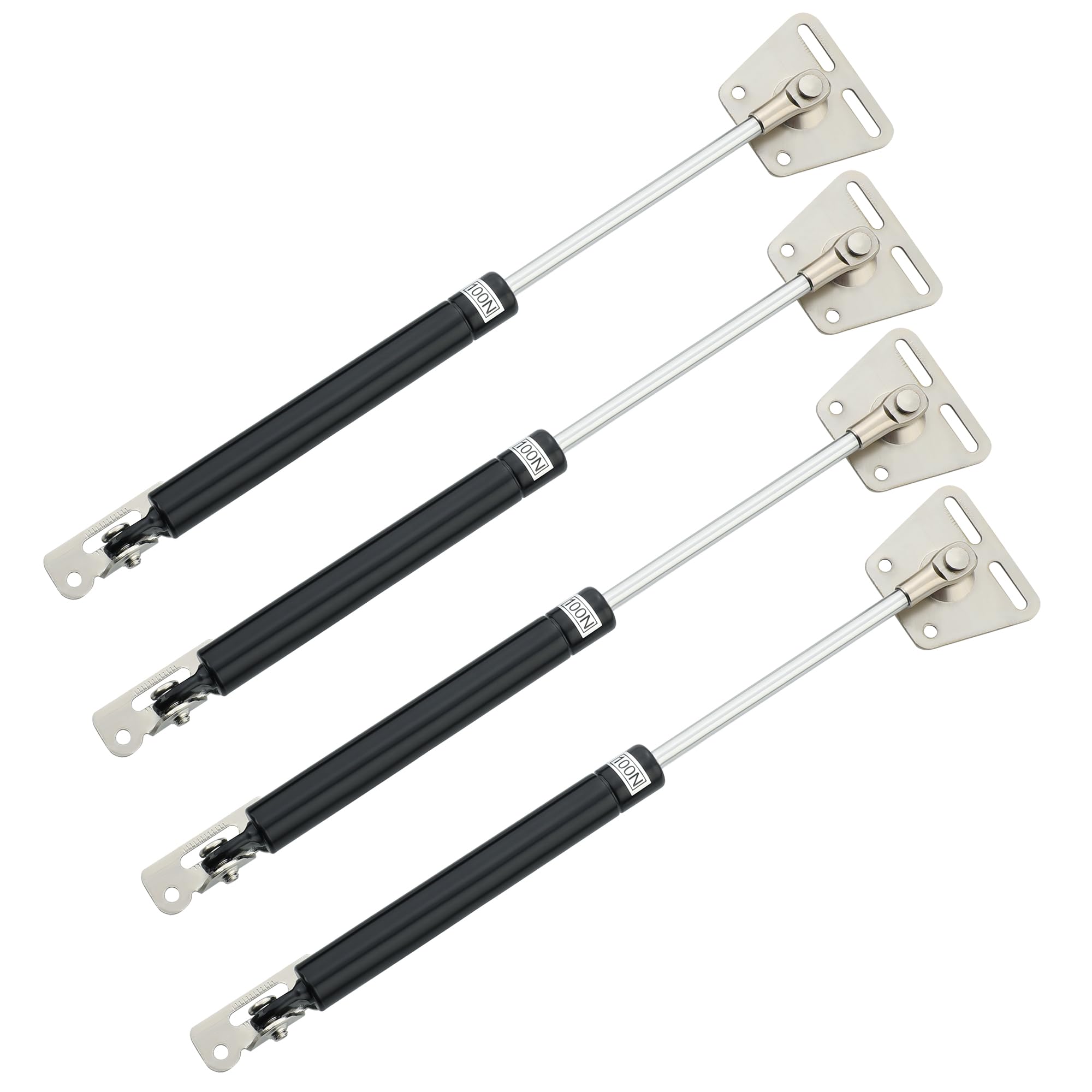 Photo 1 of Alise Gas Struts,100N/22.4lb Gas Strut Springs Shock Lift Support for Truck Tool Box Lids RV Bed Floor Boat Hatch Storage Lid Kitchen Cabinet Cover Door Shed Window Custom Project,10 Inch,Pack of 4