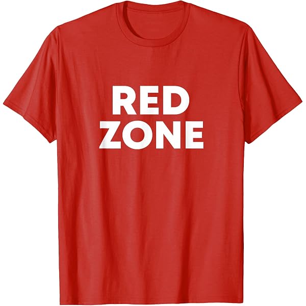 Amazon.com: RED ZONE T-Shirt : Clothing, Shoes & Jewelry