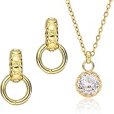 PATIKIL 2 Pcs Bails for Jewelry Making, 13.5mm Pendant Bail Connector Double Bail Clasps for Bracelet Necklace Pendants Dangle Charm DIY Craft, Gold