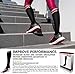 SB SOX Compression Socks for Men & Women (20-30 mmHg) - Best Support Stockings for Travel, Medical, and Sports - Perfect for Everyday Wear (Medium, Black/Pink)