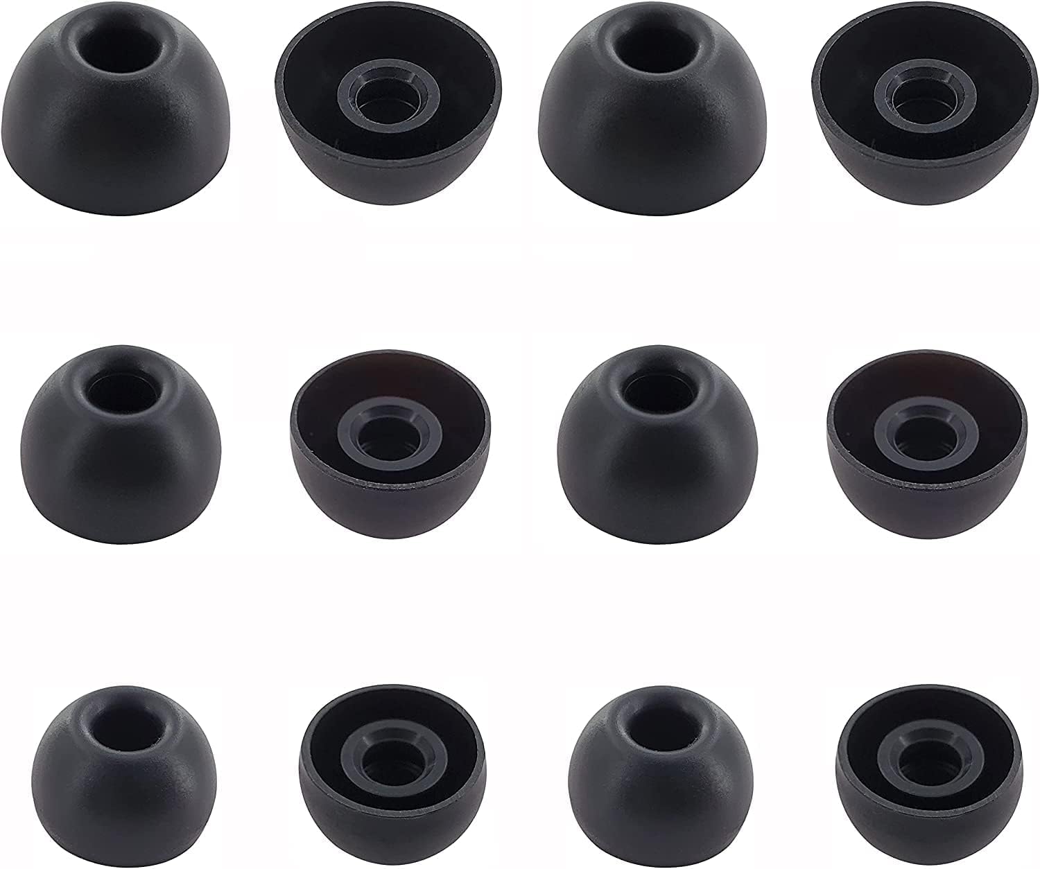 Photo 1 of Replacement Earbuds Tips Silicone Ear Tips for JBL Tune 230NC TWS/Tune 125TWS /Tune 130NC TWS/Vibe 200TWS / Free X,Fit in Case, Buds Tips,6 Pairs S/M/L 3 Size,Black713