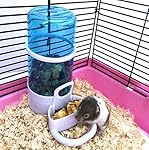 Automatic Pet Feeder, Hamster Bird Small Animal Feeding Food Dispenser With Holder By Cydnlive