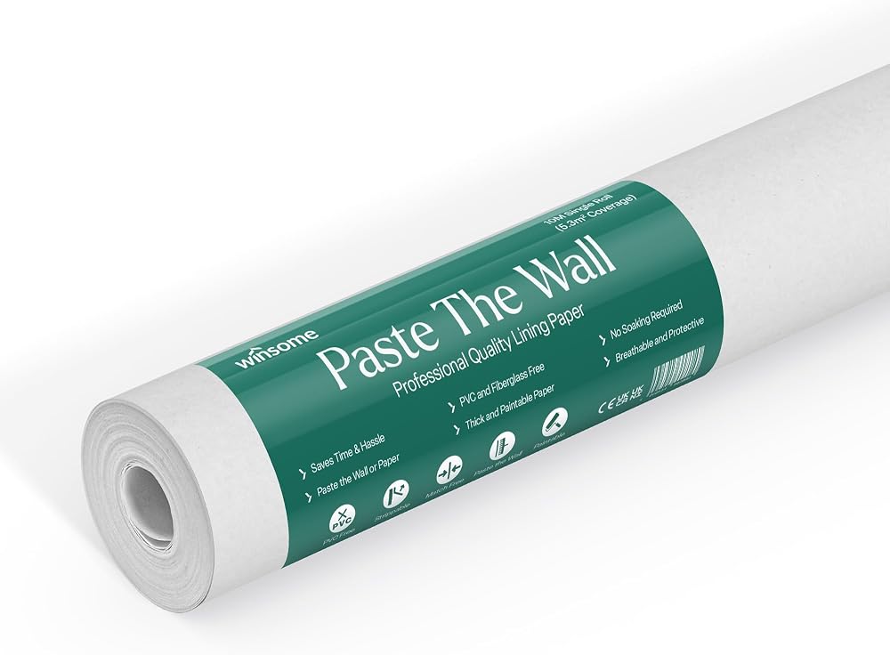 Winsome Paste The Wall Lining Paper 10m White Backing Paper 53cm
