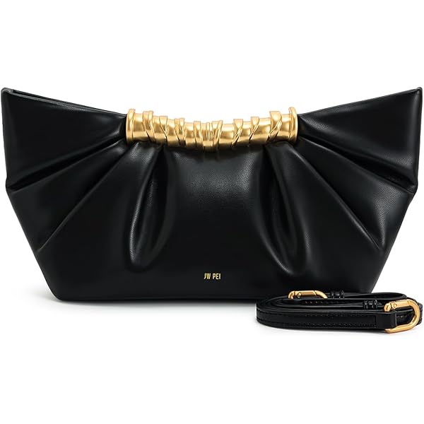 JW PEI Women's Tori Vegan Leather Metal Structure Clutch - Lemon