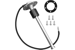HZSIFU Fuel Level Sending Unit 0-90 ohms 6""(150mm) for Marine Boat Truck Car, Fuel Water Level Gauge Sensor Stainless Steel Fuel Gas Sender