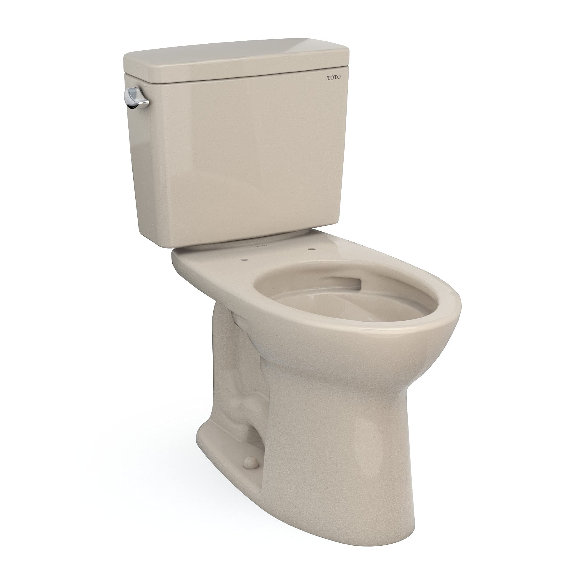 Photo 1 of ***ONLY THE TANK AND TANK LID INCLUDED***TOTO Drake Two-Piece Elongated 1.6 GPF Universal Height TORNADO FLUSH Toilet with CEFIONTECT, Bone - CST776CSFG#03