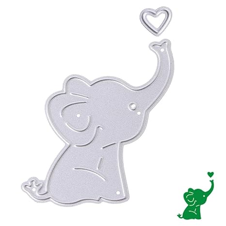 Bottone Metal Cutting Dies Stencil Template Mould For Diy Scrapbook Album Paper Card Craft Decoration New Elephant Baby