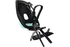 Thule Yepp Nexxt 2 Mini - Front Mounted Child Bike seat - Lightweight & Breathable seat - Adjustable footrests & footstraps - Fast Mount System - 5 Point Harness System - Magnetic childproof Buckle