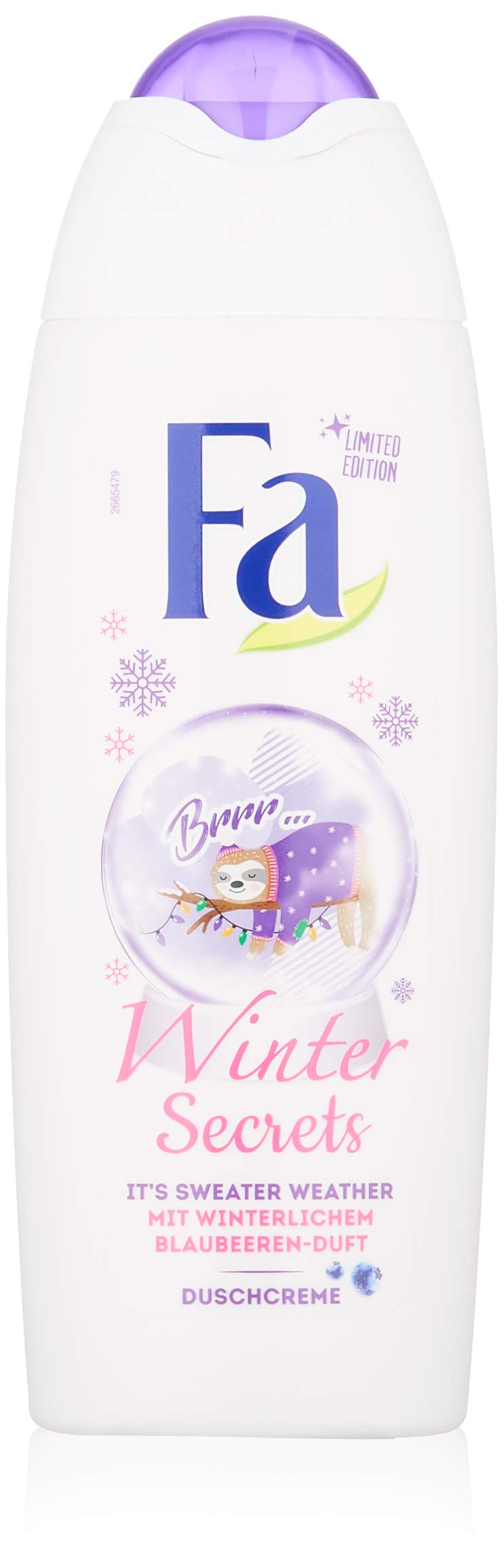 Fa Winter Secrets Winter Blueberry Scented Shower Gel 250ml
