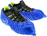 HOT BARGAINS Disposable Shoes Covers 500 Pack Waterproof Non Slip One Size view 3