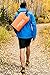 IceMule Classic Small Collapsible Backpack Cooler, 10 Liters, Blaze Orange, Waterproof, Hands Free, 24+ Hours Cooling, Soft Sided Cooler for Hiking, Camping, Fishing & Picnics