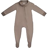 MON CHOU Baby Footie Pajama - Luxuriously Soft Pima Cotton Newborn Sleepers - Organic Cotton Baby Pajamas - Newborn Onesie